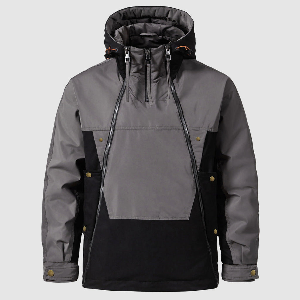 Cosy down jacket with adjustable hood for optimal comfort and warmth | Nolan