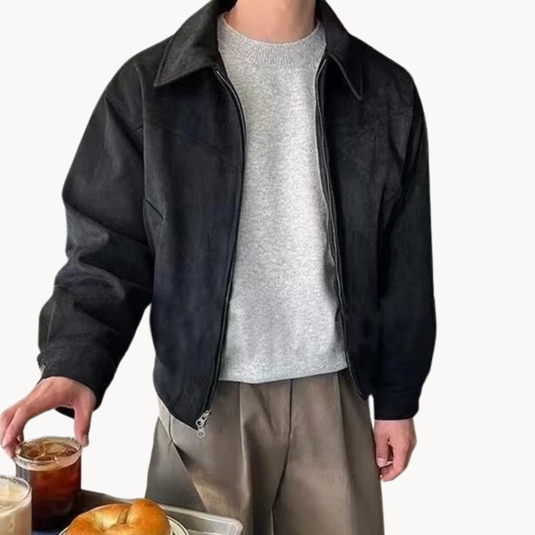Casual Bomber Jacket for Men with Zip and Comfortable Fit | Joep
