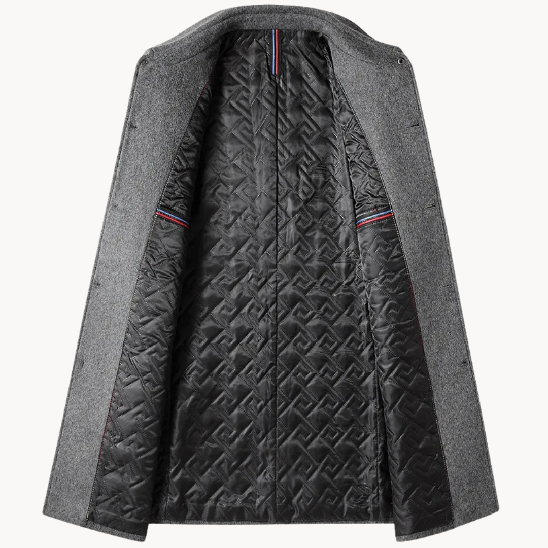 Classic men's wool coat for unmatched warmth and refined style | Morris