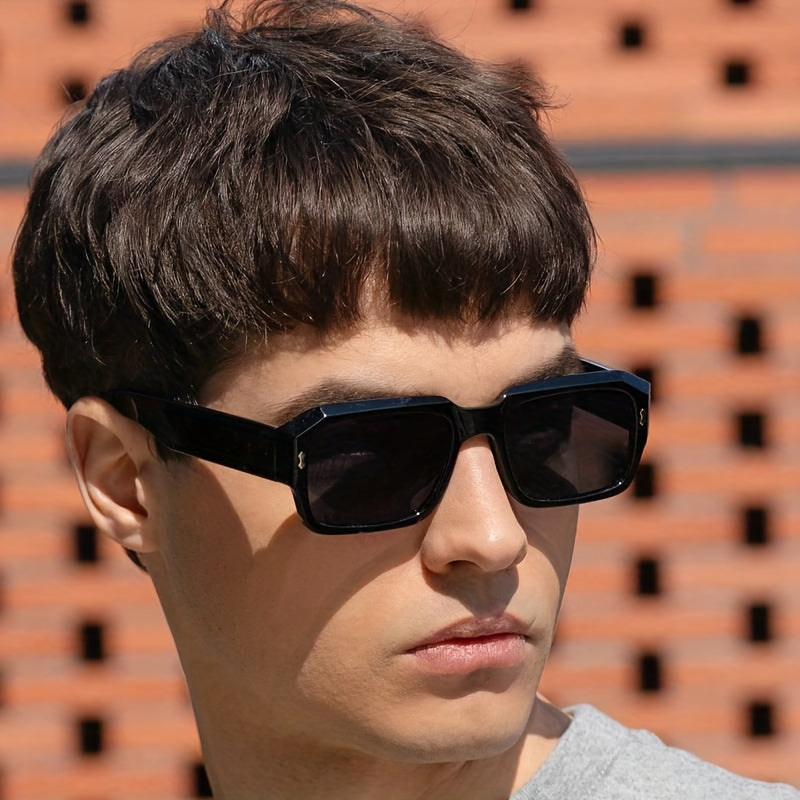 Men's Square Fashion Glasses | Full Rim & PC Frame | Unique design