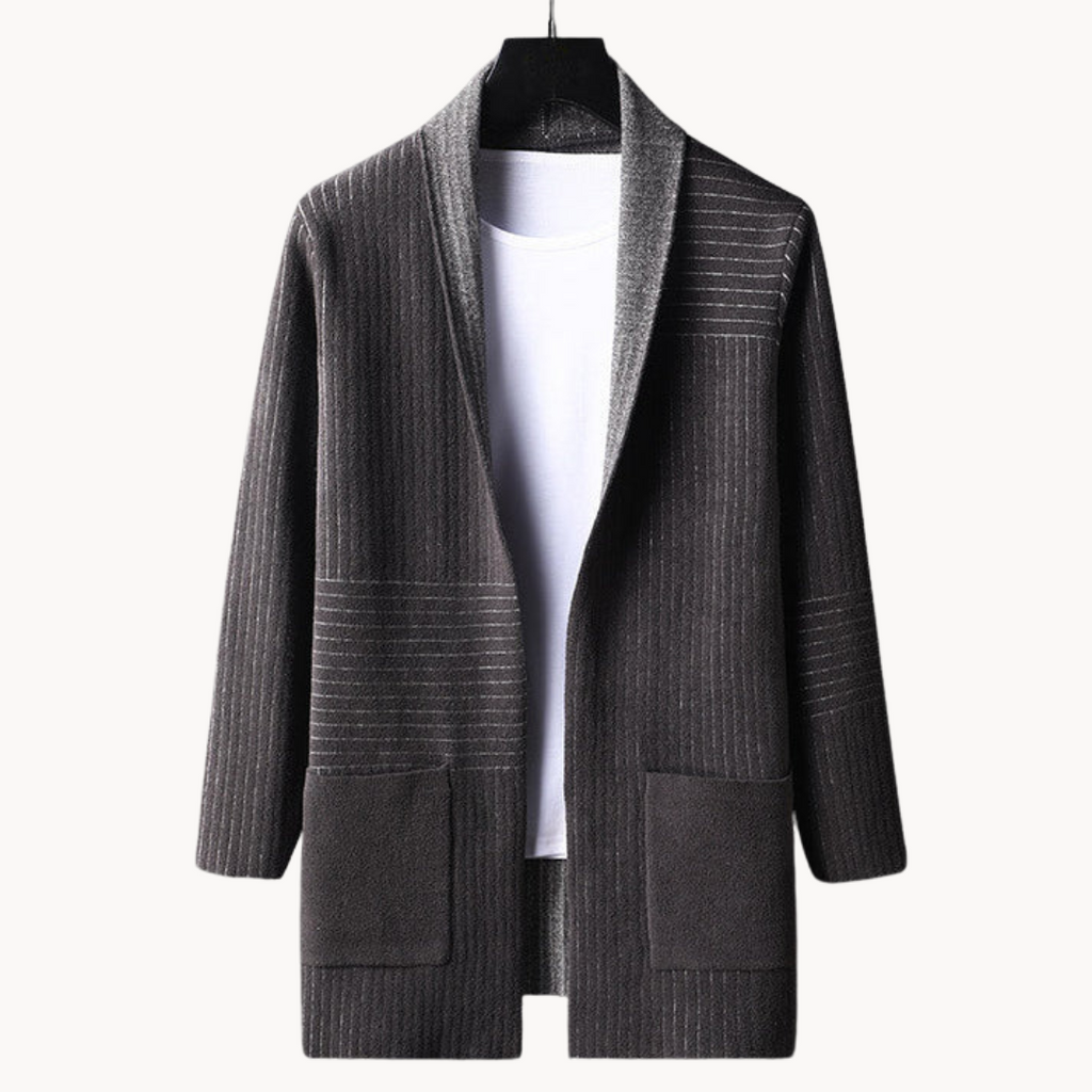 Elegant and stylish knitted cardigan for superior warmth and sophisticated charm | Kees