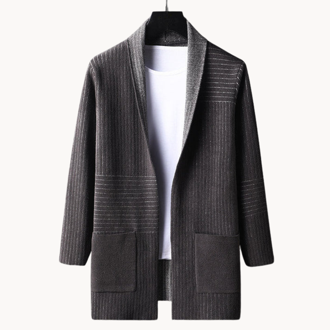 Elegant and stylish knitted cardigan for superior warmth and sophisticated charm | Kees