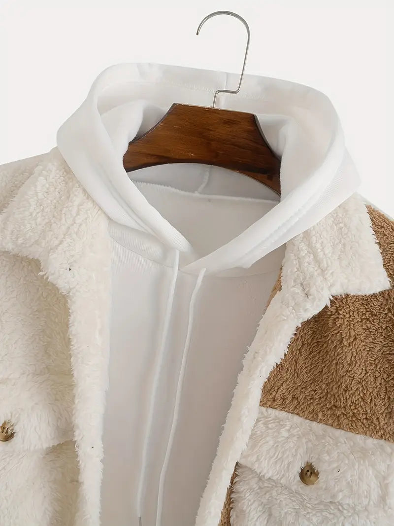 Classic wool fleece jacket with button closure for ultimate warmth and style | Roel
