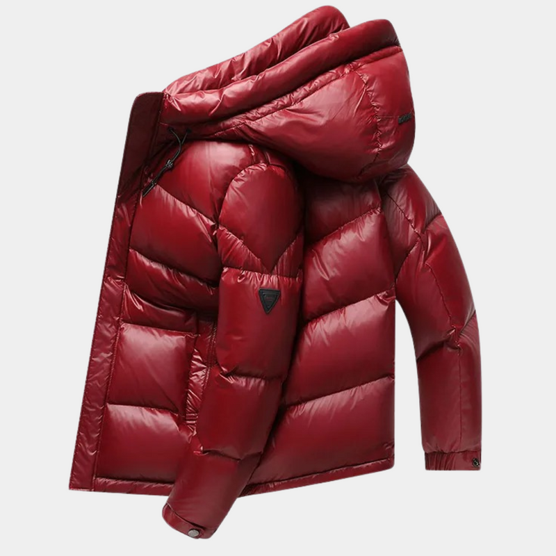 Cozy winter jacket for men with high-quality insulation and streamlined design | Hidde