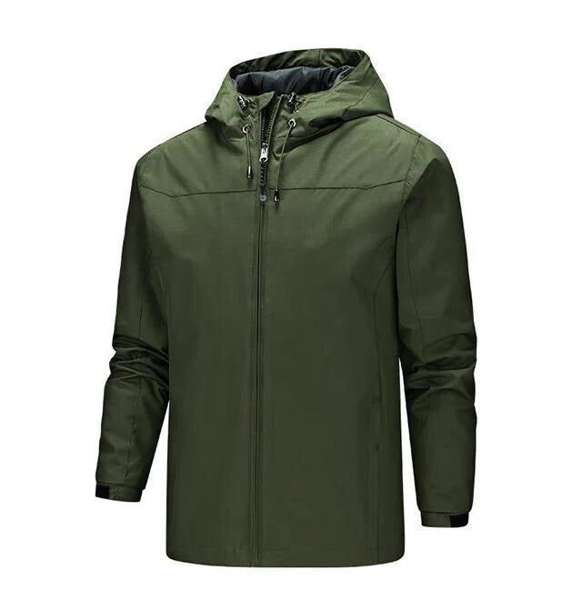 Casual weatherproof men's hooded jacket | Martijn