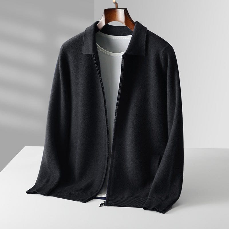 Beautiful cashmere zipped cardigan for timeless elegance and ultimate comfort | Lucas