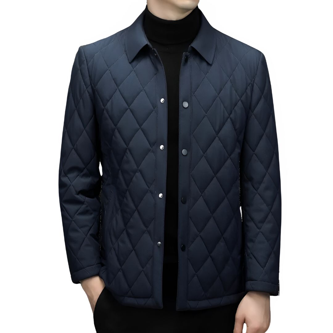 Elegant jacket with check pattern for timeless charm and unmatched warmth | Thijs