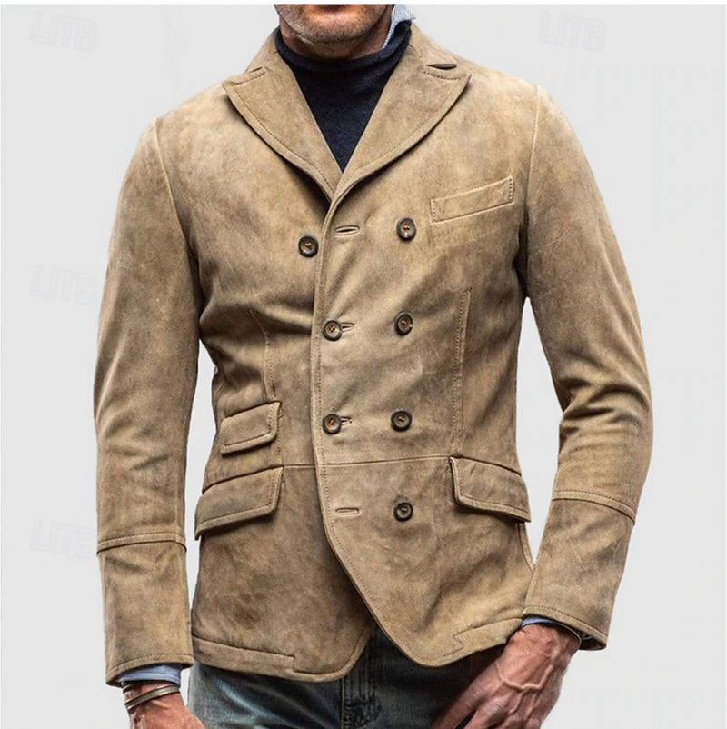 Chic and classic jacket for men with timeless look and retro style | Lars