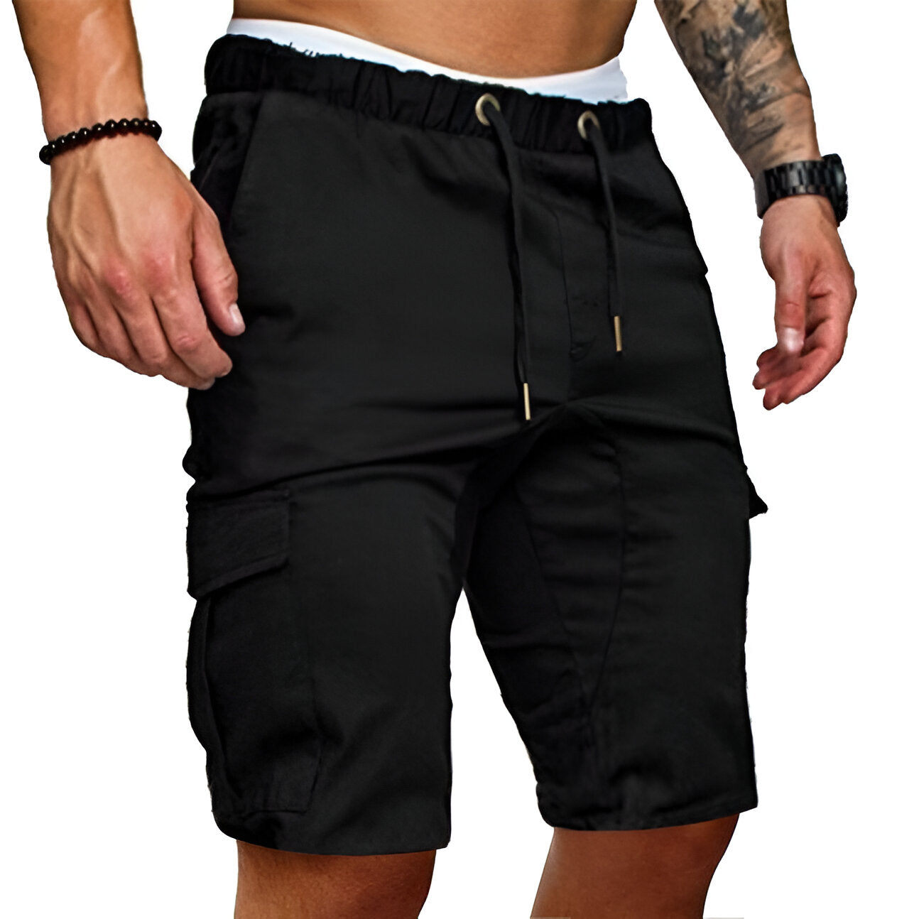 Men's Cargo Shorts | Woven Fabric with Multiple Pockets | Casual & Outdoor