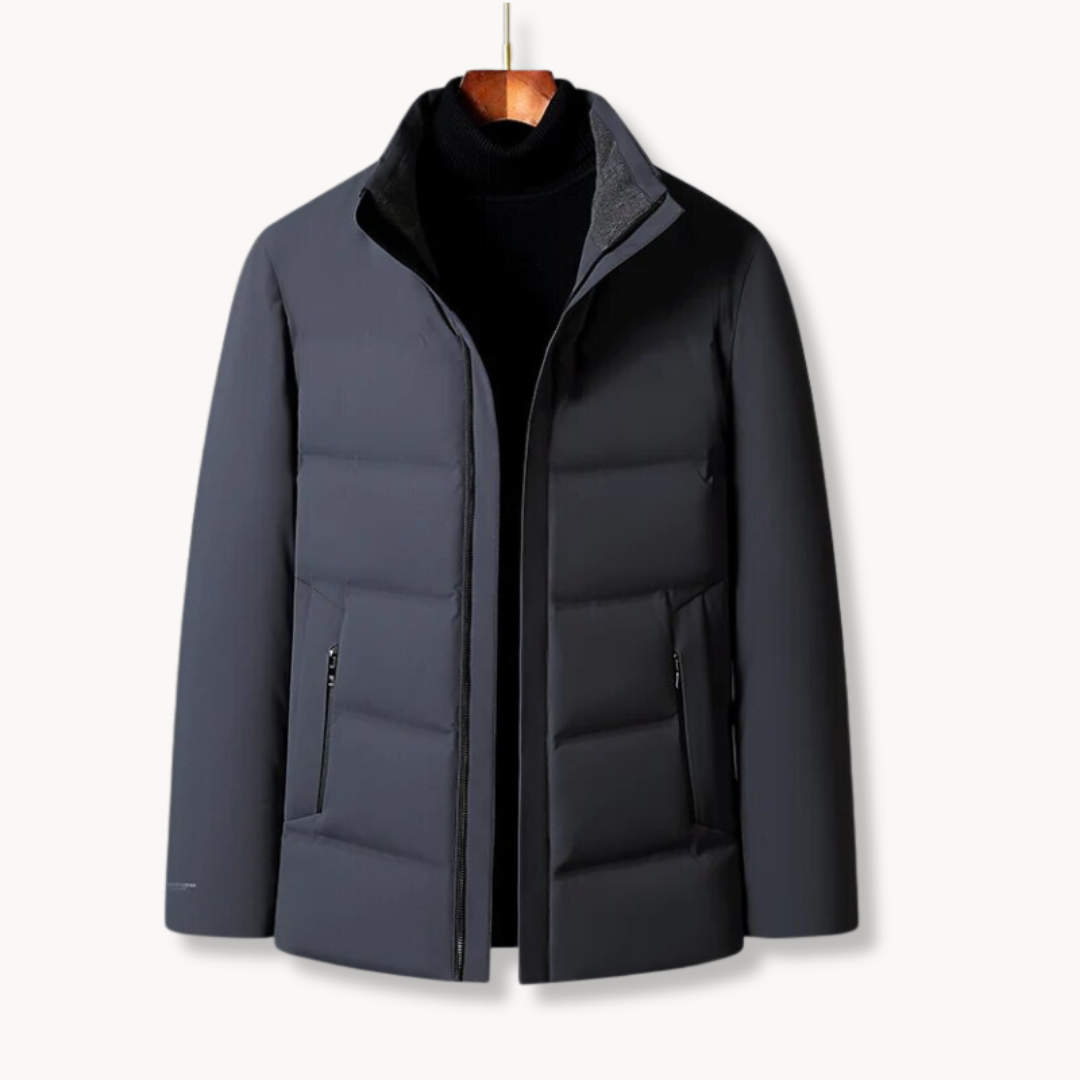 Cosy windproof quilted winter coat for ultimate warmth and exceptional comfort | Stijn