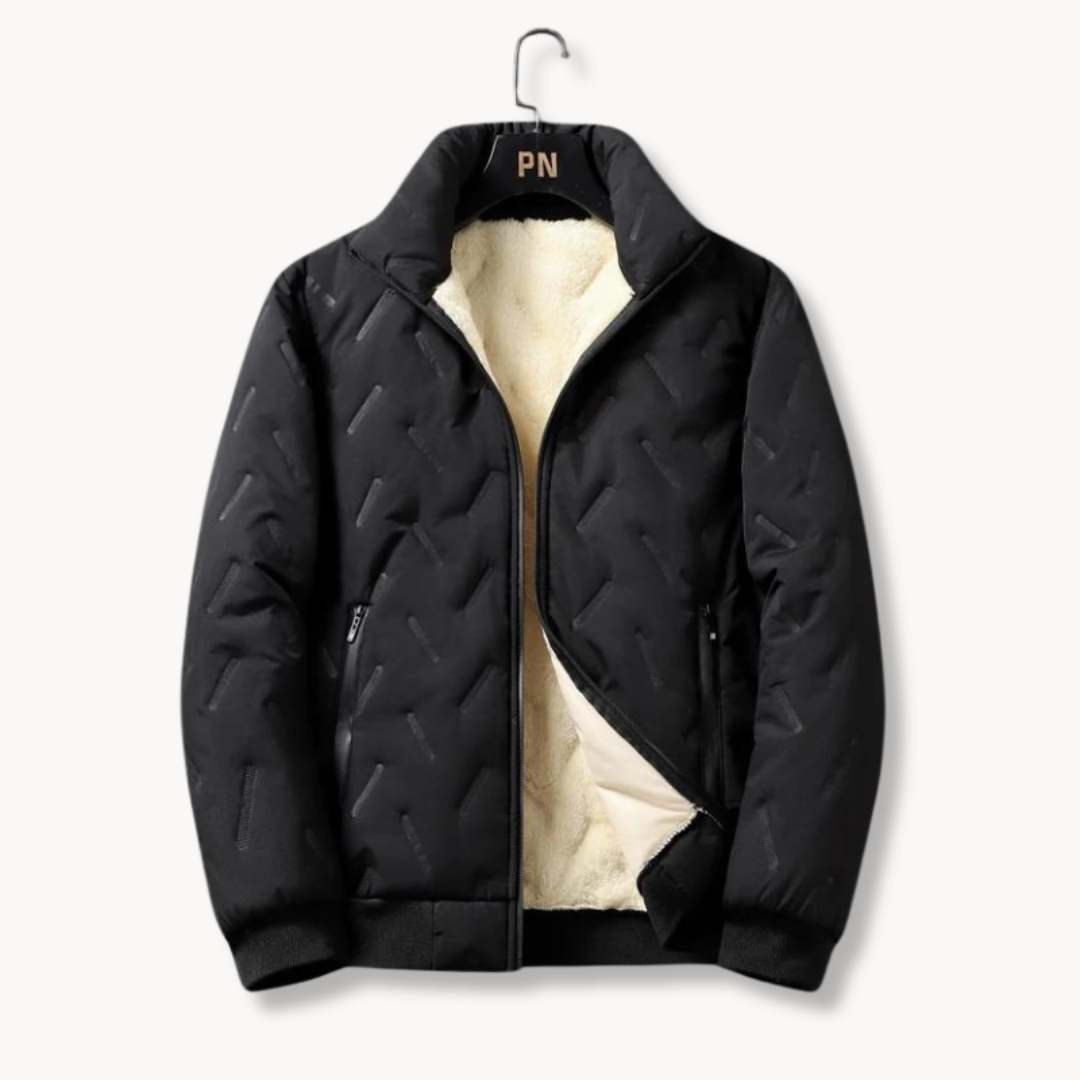 Luxury Kashmir down jacket for men with ultimate warmth and trendy style | Koen
