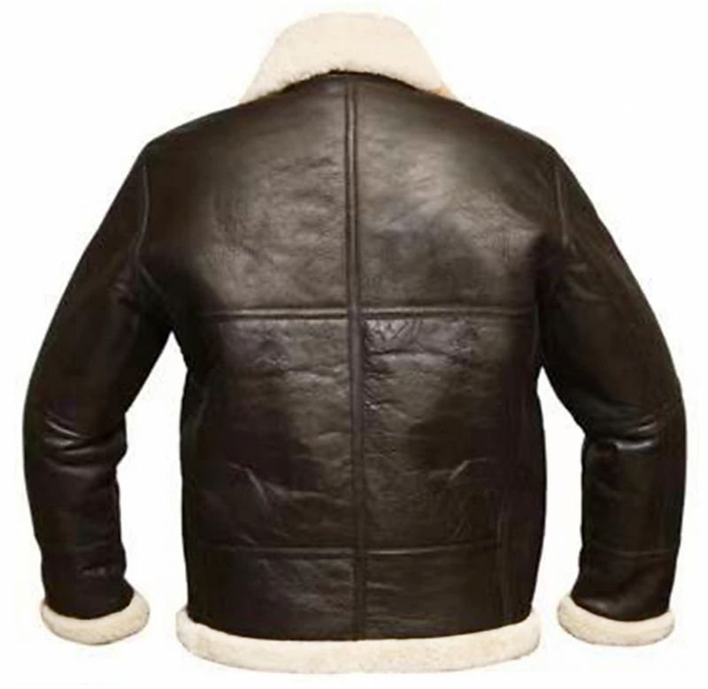 Cosy and classic leather winter jacket for men with timeless look and ultra warmth | William
