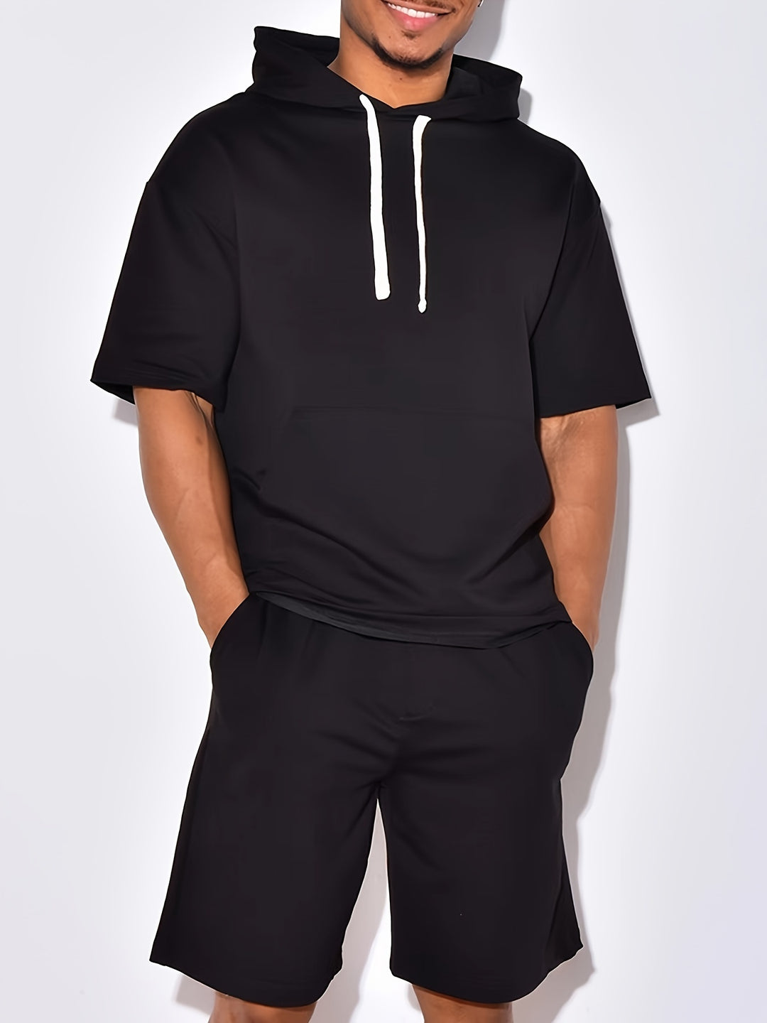 Sweatshirt & Shorts Set | Casual & Stylish | Modern Design | Men's