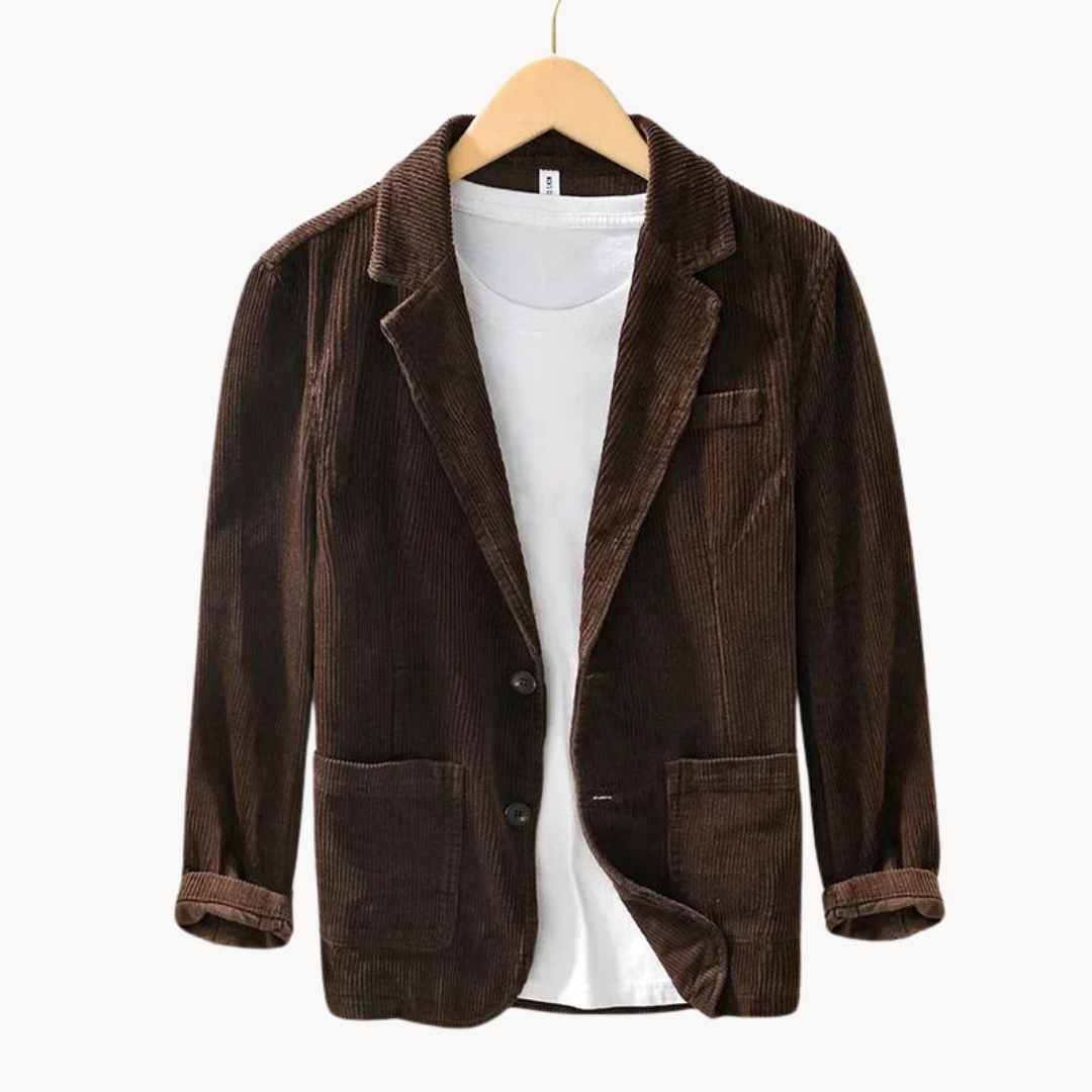 Elegant corduroy jacket with stylish buttons for timeless look and classic design | Tygo