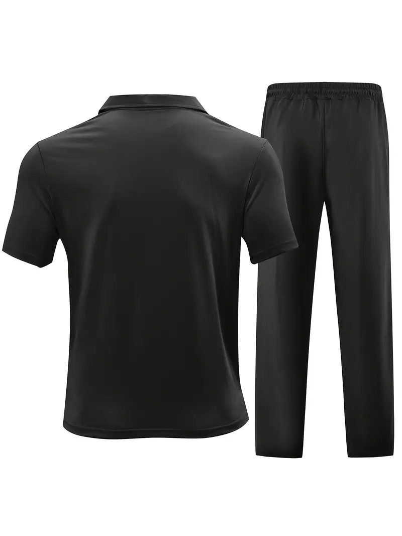 Men's set | Trendy & Comfortable | Zip T-shirt & Pants | Daily Use