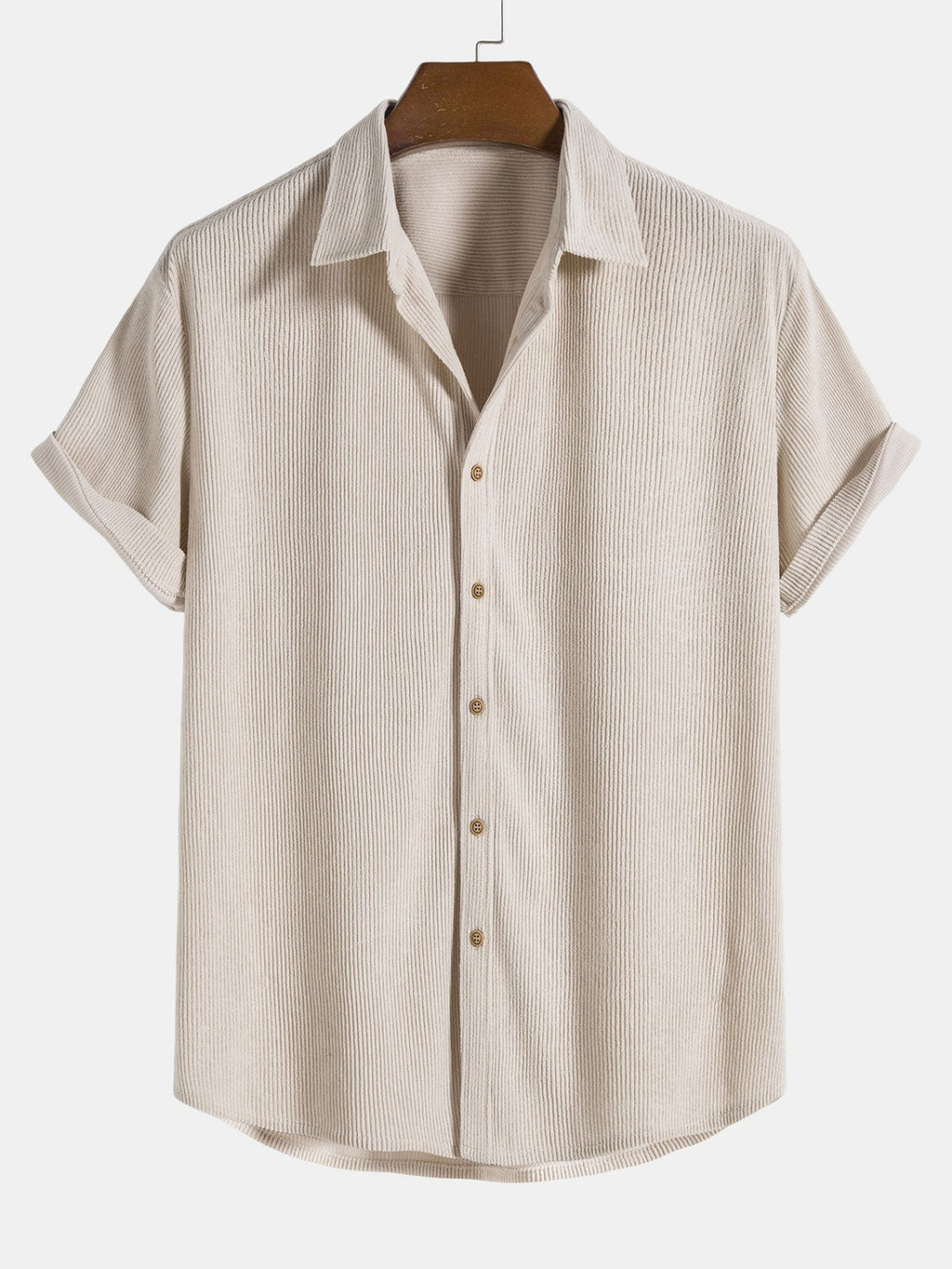 Men's Summer Set | Short-Sleeve Shirt & Shorts | Breathable & Lightweight | Polyester