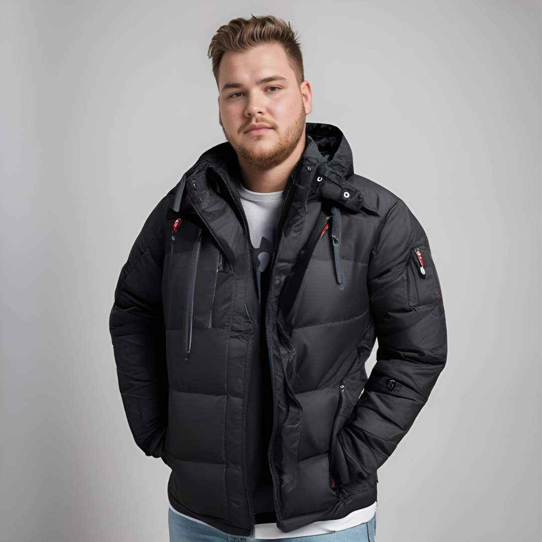 Charming hooded winter coat for ultimate warmth and timeless elegance | Marcel