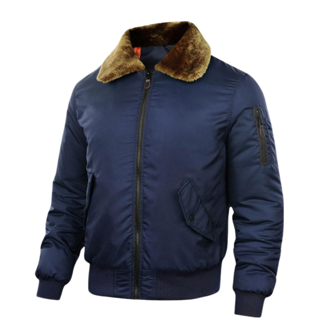 Elegant and trendy men's bomber jacket with effortless style and ultimate warmth | Mats