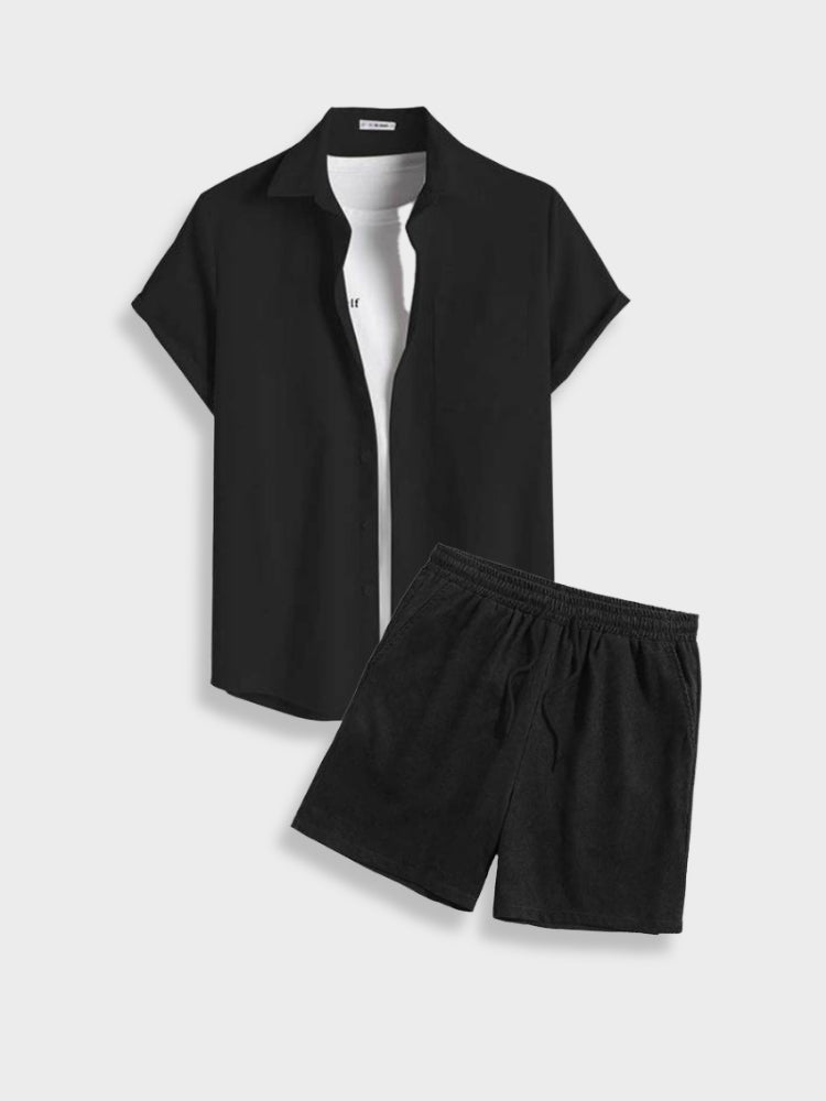Breathable summer corduroy set for effortless style and timeless comfort | Pieter