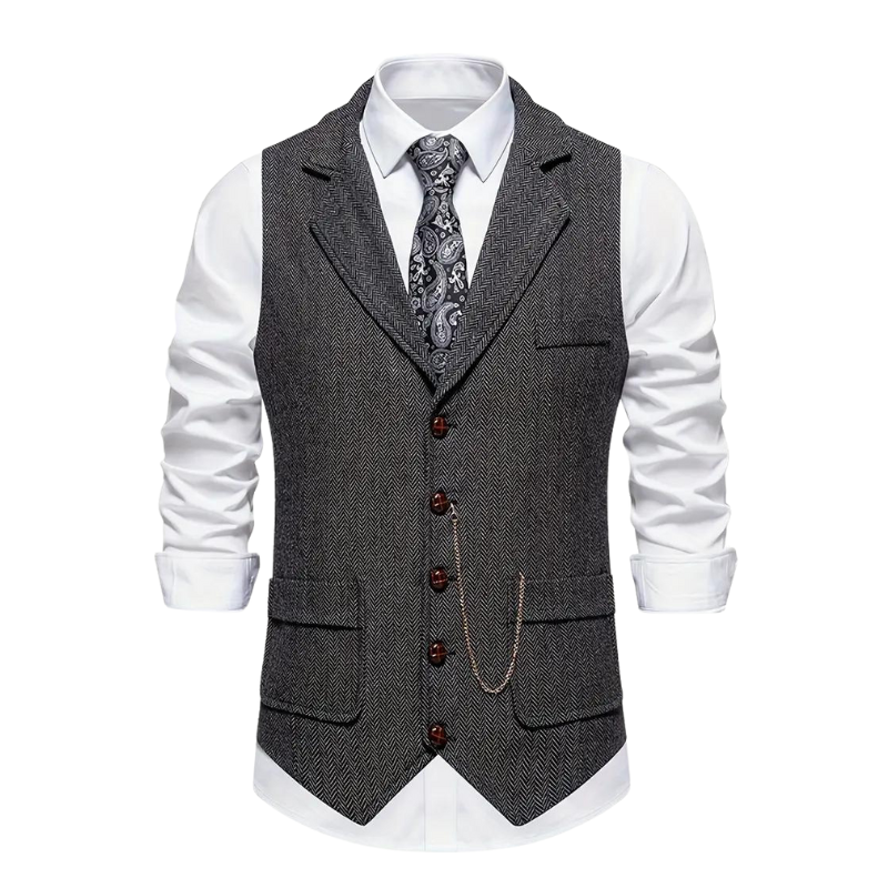 Elegant and vintage men's cardigan with classic charm and timeless sophistication | Morris