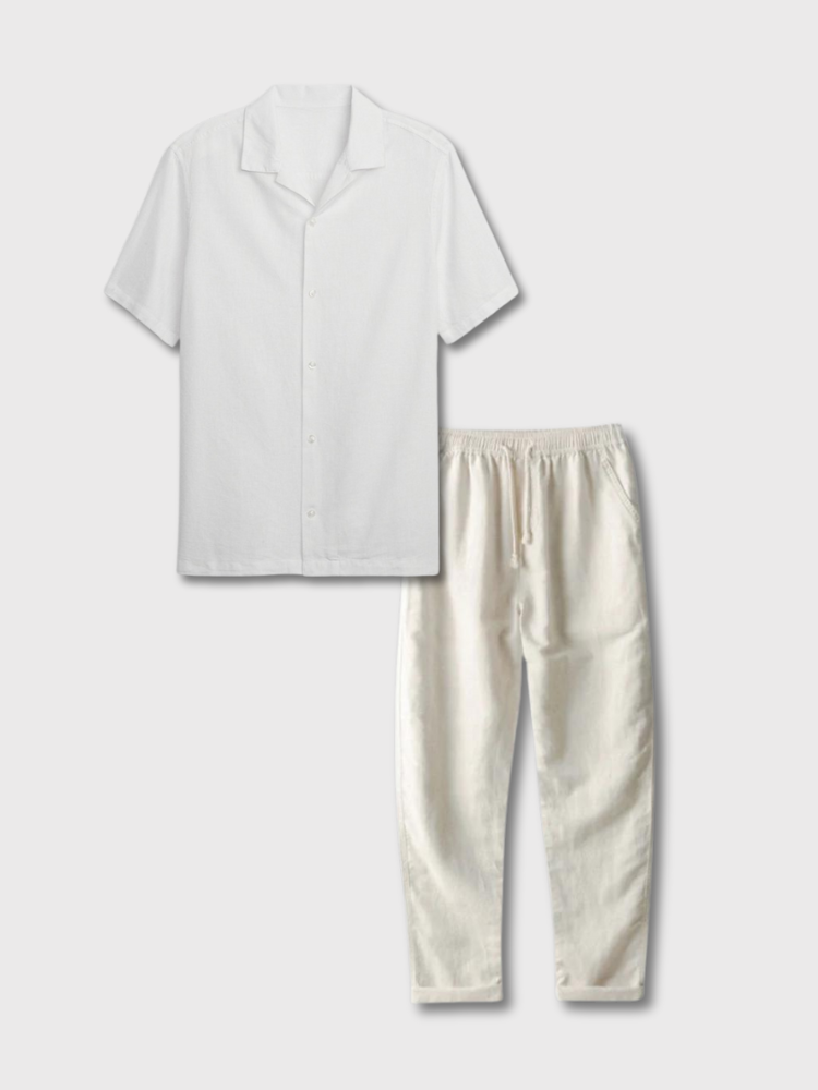 Trendy and lightweight linen summer set for ultimate comfort and urban elegance | Luuk