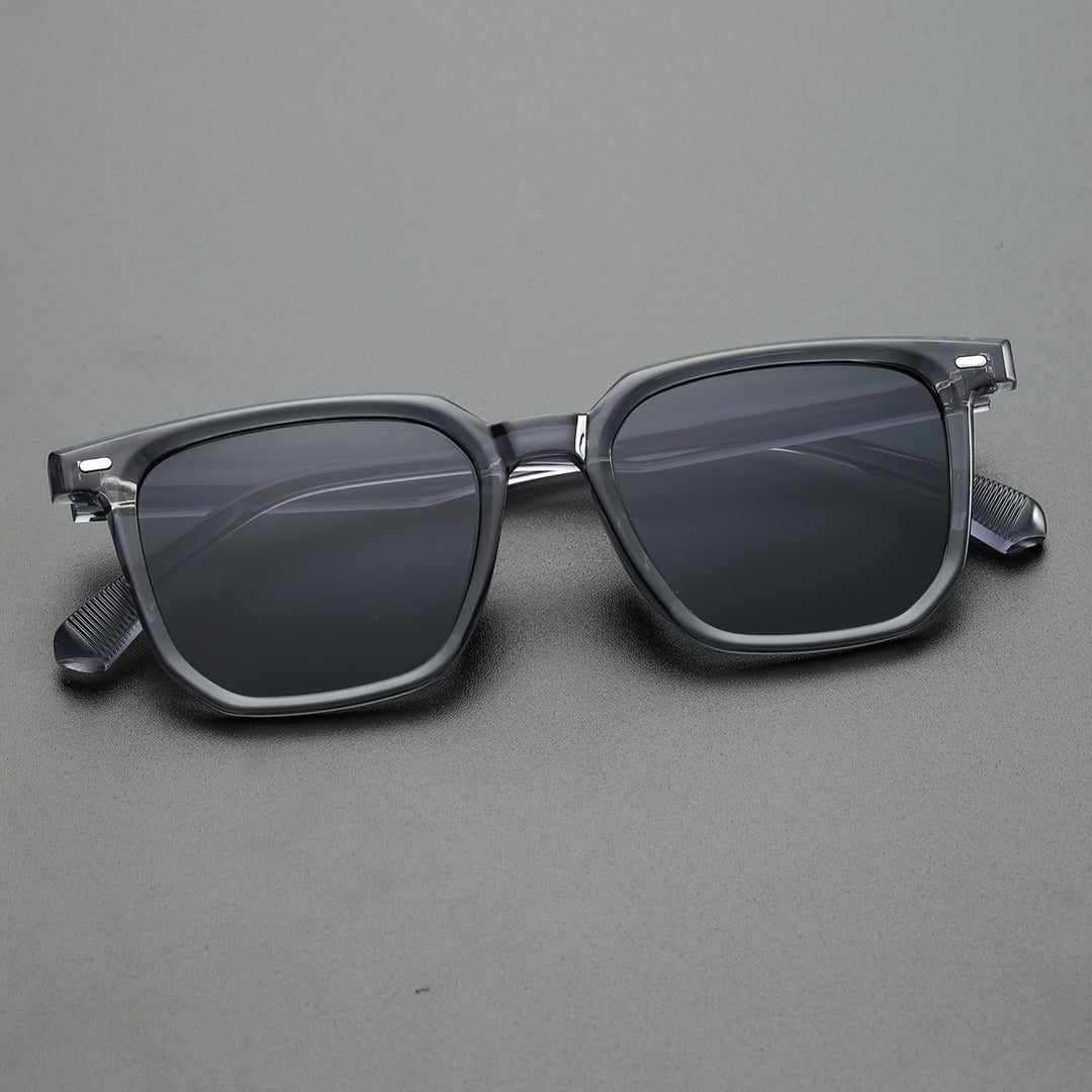Men's Sunglasses | Vintage Square Frame | Durable & Lightweight | Casual Eyewear