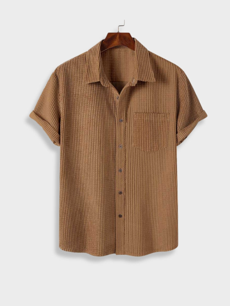 Men's corduroy summer set with relaxed comfort and timeless charm | Lasse