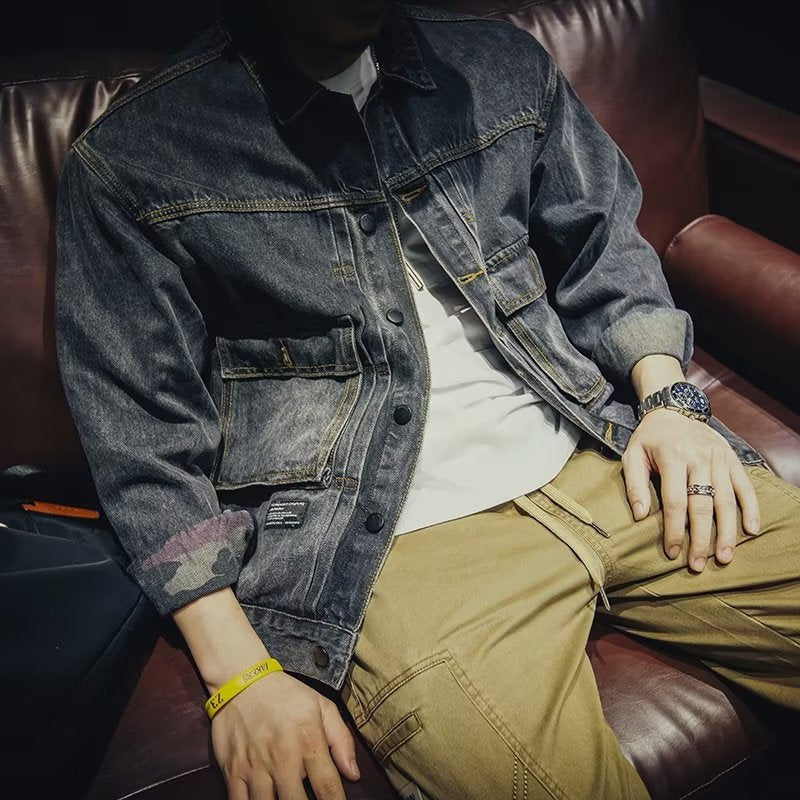 Casual and stylish men's denim jacket with timeless look and versatile comfort | Max