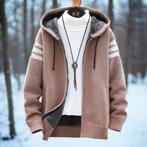 Cozy Winter Jacket with Hood for Men with Ultimate Warmth and Unique Style | Stijn