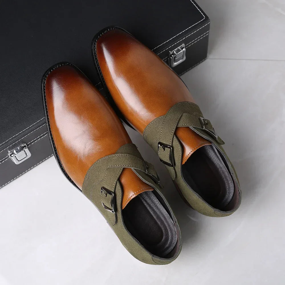 Men's Instep Boots | Double Monk Strap | Breathable & Comfortable | Vegan Leather