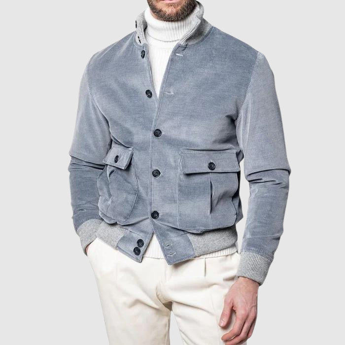 Bold men's corduroy jacket with timeless design and comfort | Dennis