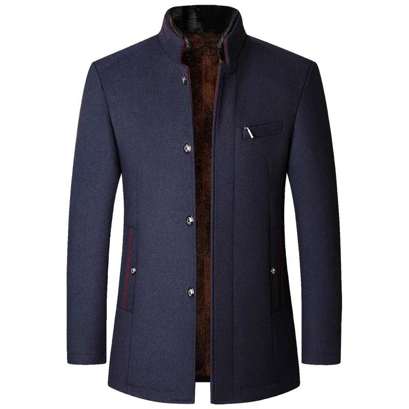 Elegant wool coat for men with timeless warmth and refined style | William