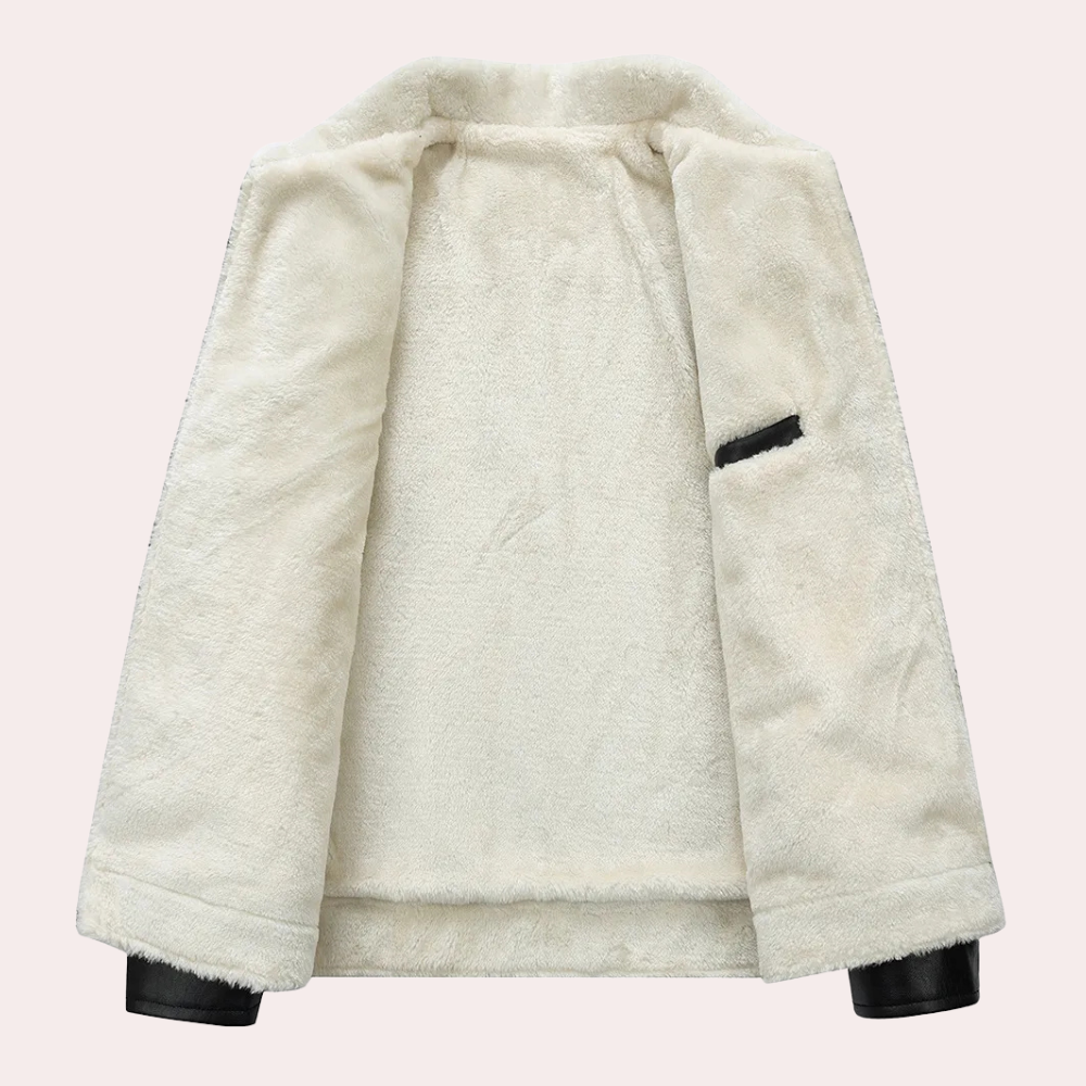 Chic and cosy men's winter coat with luxurious warmth and timeless elegance | Nolan