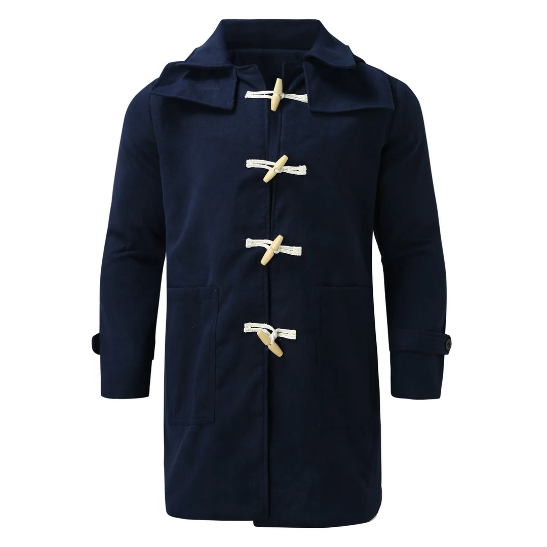Classic wool Duffel Jacket For Men with timeless look and relaxed fit | Tim