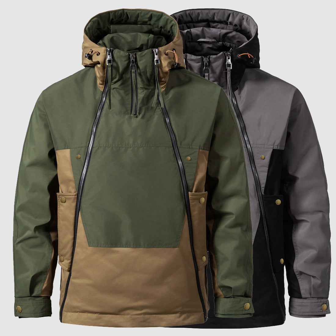 Cosy down jacket with adjustable hood for optimal comfort and warmth | Nolan
