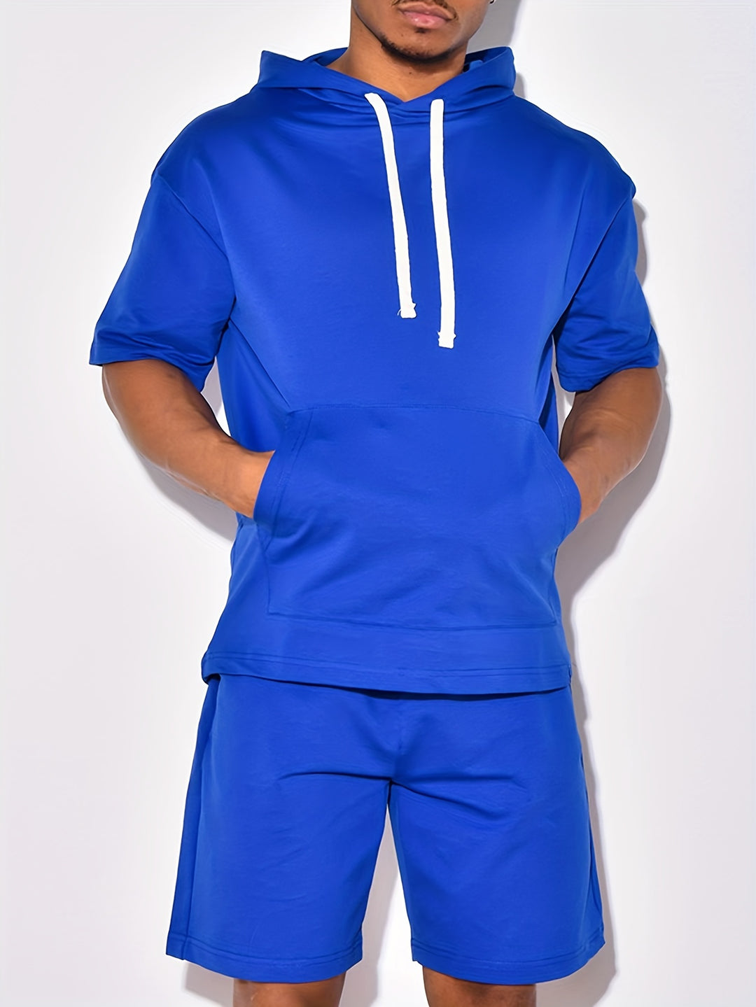 Sweatshirt & Shorts Set | Casual & Stylish | Modern Design | Men's
