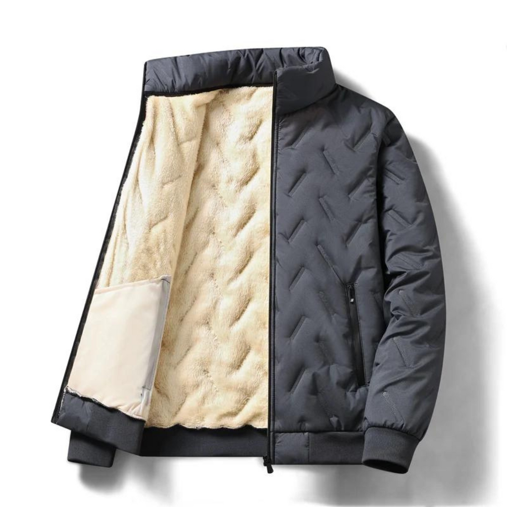 Luxury Kashmir down jacket for men with ultimate warmth and trendy style | Koen