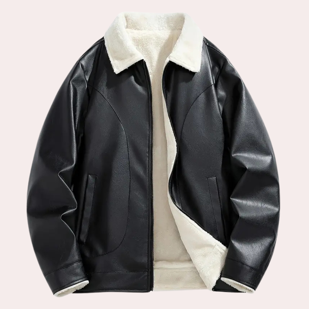 Chic and cosy men's winter coat with luxurious warmth and timeless elegance | Nolan