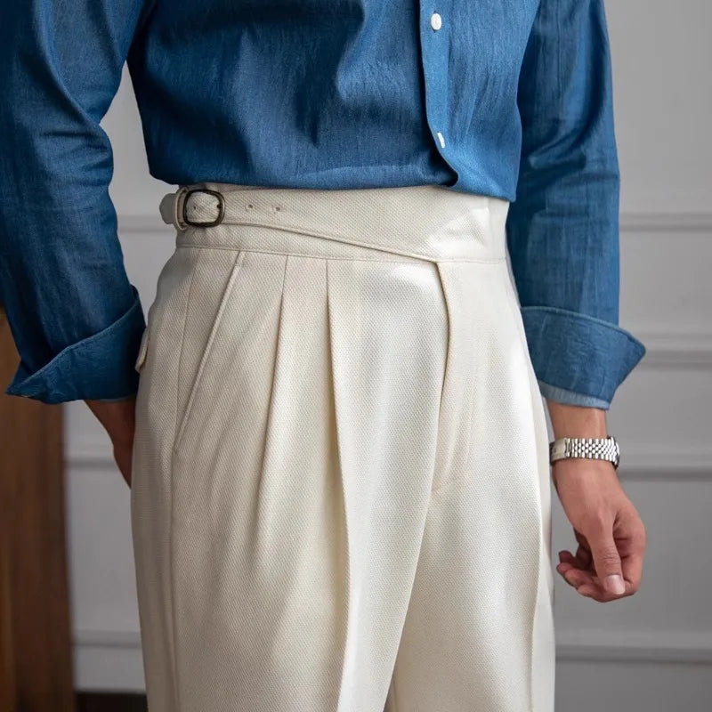 Classic Business Trousers | High Waist & Trendy | Timeless Elegance