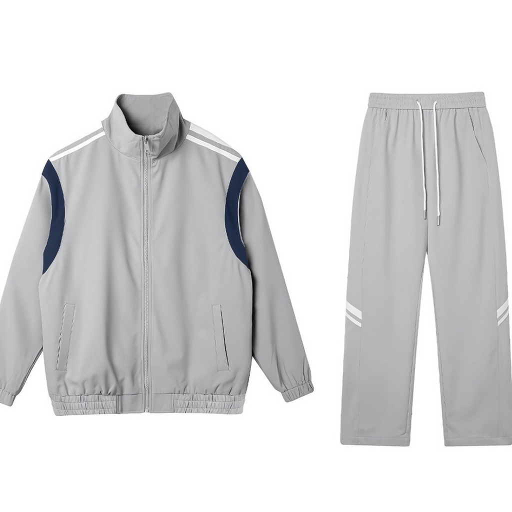 Men's Tracksuit | Windbreaker & Joggers | Color Block | Spring & Autumn