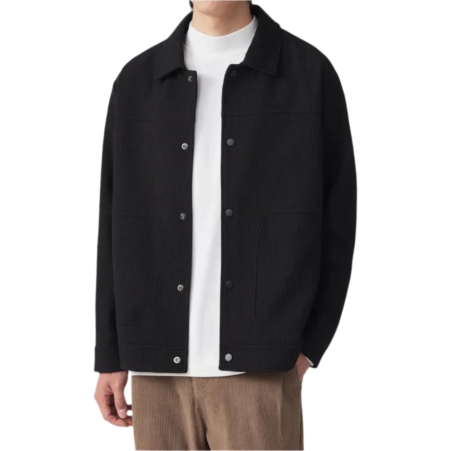 Elegant men's jacket crafted from premium fabric for timeless style and comfort | Gideon