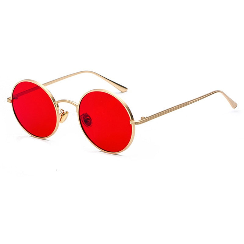 Sunglasses Men's | Round Metal Frame | Vintage Retro Look | Classic Design