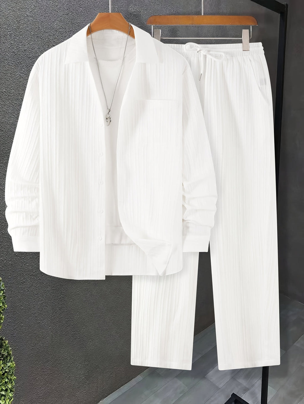 Men's Summer Set | Striped & Stretch | Fashionable & Comfortable