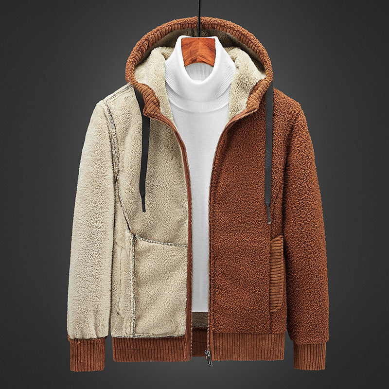 Cosy lined Zip-Up hooded jumper for ultimate warmth and timeless elegance | Noah