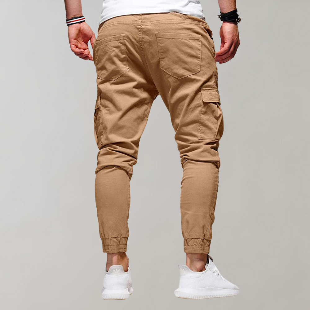 Men's slim cargo trousers with modern fit and casual versatility | Fedde