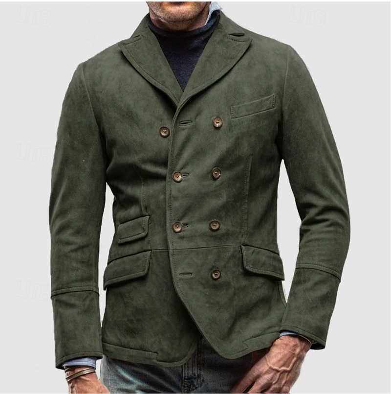 Chic and classic jacket for men with timeless look and retro style | Lars