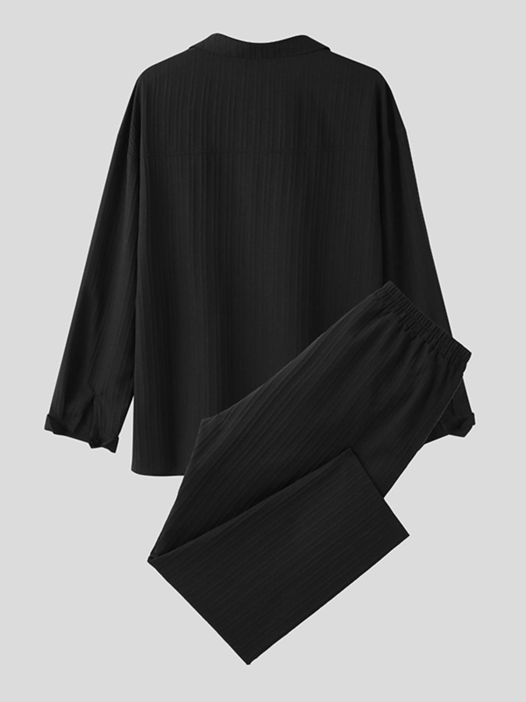 Shirt & Trousers Set | Timeless & Sophisticated | V-neck | Men's