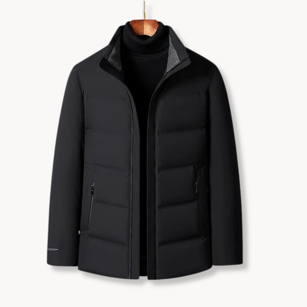 Cosy windproof quilted winter coat for ultimate warmth and exceptional comfort | Stijn