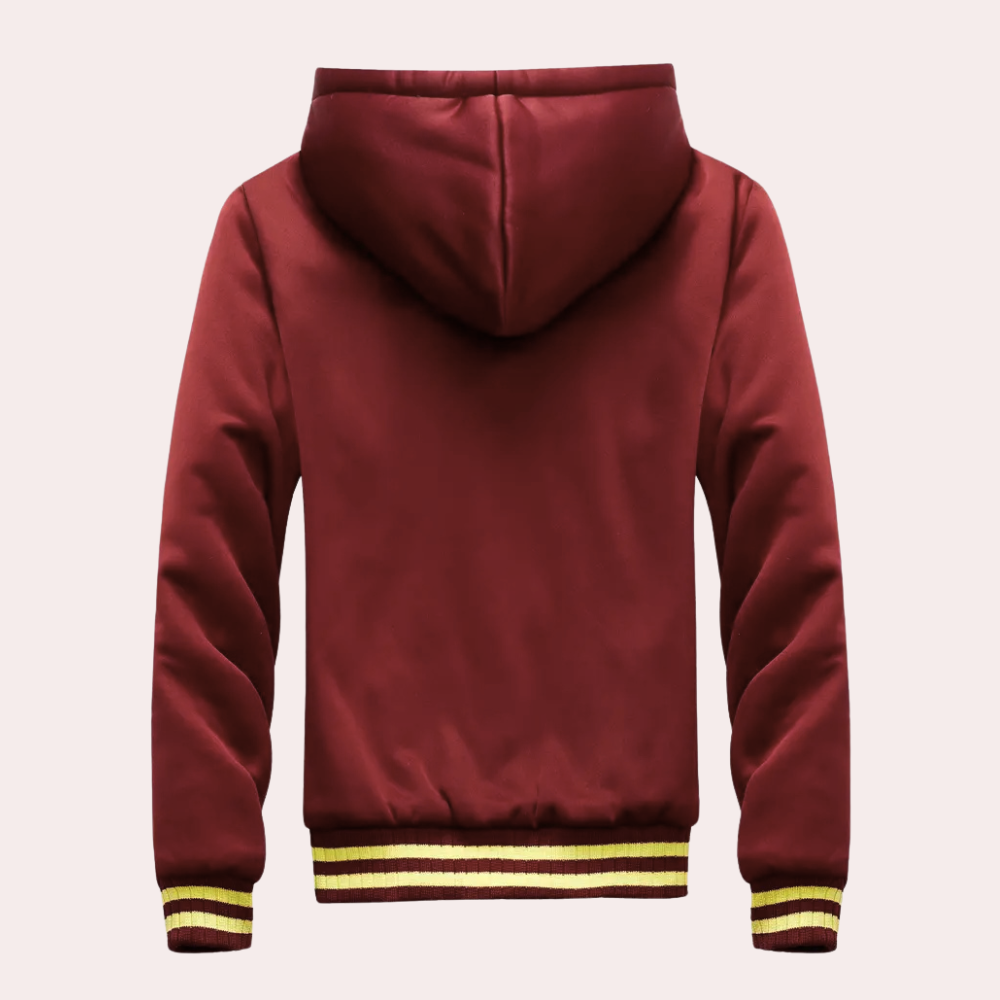 Luxury and Warm Winter Jacket for Men with Fleece Hood and Premium Comfort | Roel