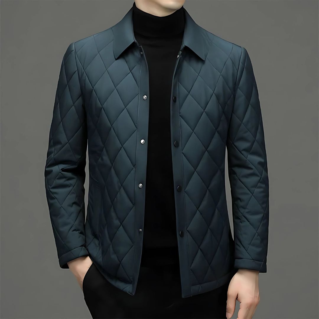 Elegant jacket with check pattern for timeless charm and unmatched warmth | Thijs